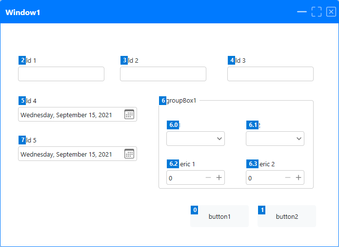 Manual tab order mode